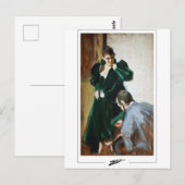 Anders Zorn #231 - Carte postale d'art fin (Devant / Derrière)