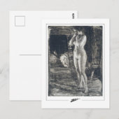 Anders Zorn #241 - Carte postale d'art fin (Devant / Derrière)