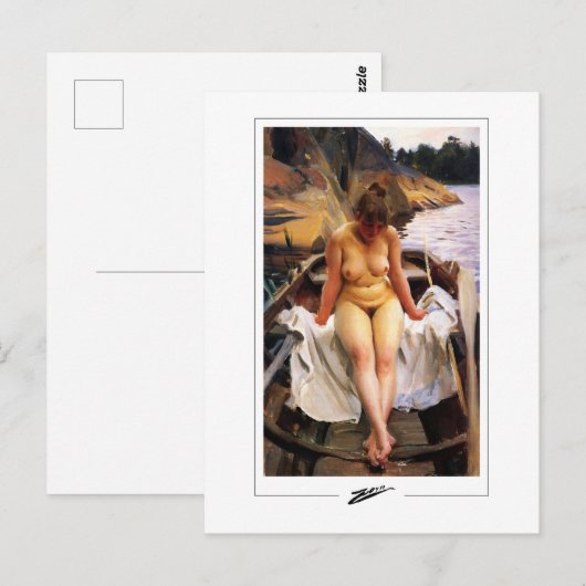 Anders Zorn #285 - Carte postale Art (Devant / Derrière)