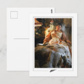 Anders Zorn #28 - Carte postale d'art fin (Devant / Derrière)