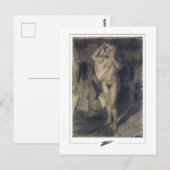 Anders Zorn #335 - Carte postale d'art fin (Devant / Derrière)