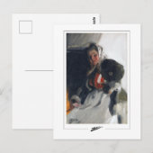 Anders Zorn #368 - Carte postale d'art fin (Devant / Derrière)