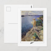 Anders Zorn #36 - Carte postale d'art fin (Devant / Derrière)
