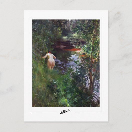 Anders Zorn #3 - Carte postale d'art fin (Devant)