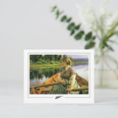 Anders Zorn #51 - Carte postale d'art fin (Debout devant)