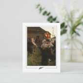 Anders Zorn #72 - Carte postale d'art fin (Debout devant)