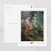 Anders Zorn #7 - Carte postale d'art fin (Devant / Derrière)