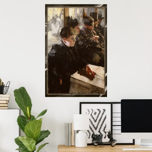 Anders Zorn - Poster Omnibus CC0276 (Bureau à domicile)