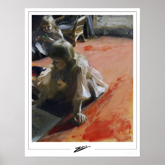 Anders Zorn Zedign Affiche d'art #11 (Devant)