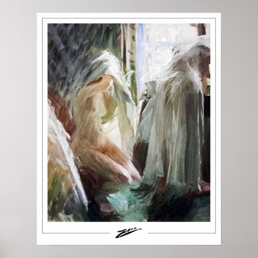 Anders Zorn Zedign Affiche d'art #12 (Devant)