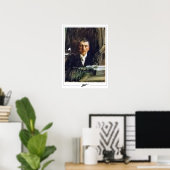 Anders Zorn Zedign Affiche d'art #13 (Bureau à domicile)