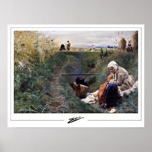 Anders Zorn Zedign Affiche d'art #26 (Devant)