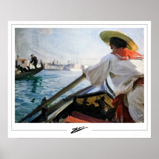 Anders Zorn Zedign Affiche d'art #319 (Devant)