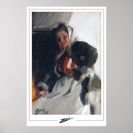 Anders Zorn Zedign Affiche d'art #368 (Devant)