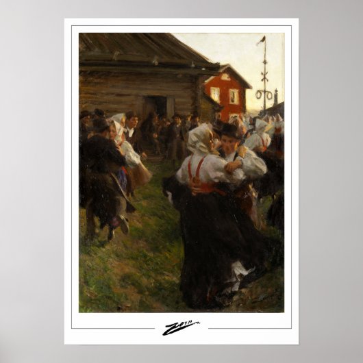 Anders Zorn Zedign Affiche d'art #72 (Devant)