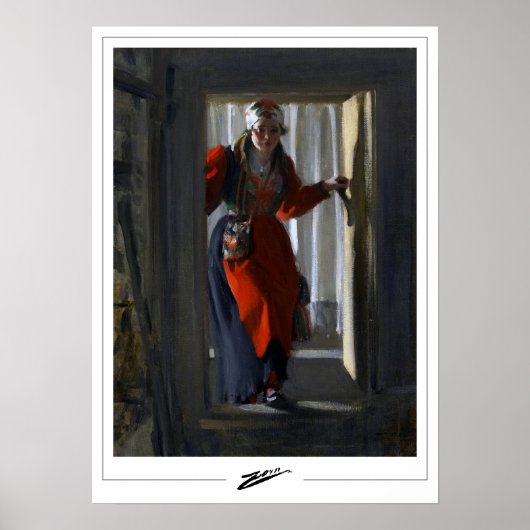 Anders Zorn Zedign Affiche d'art #80 (Devant)