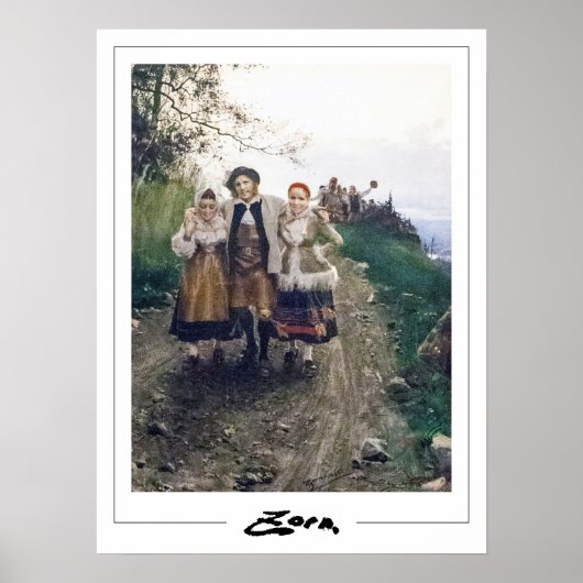 Anders Zorn Zedign Affiche d'art #93 (Devant)