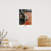 Anders Zorn Zedign Art Poster #11 (Keuken)