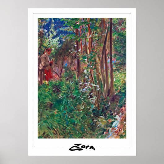 Anders Zorn Zedign Art Poster #135 (Voorkant)