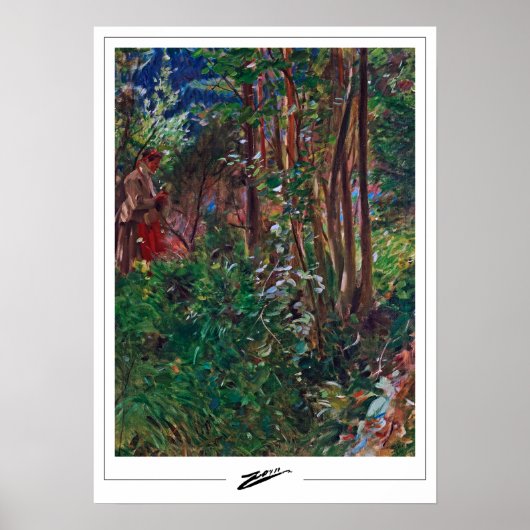 Anders Zorn Zedign Art Poster #15 (Voorkant)