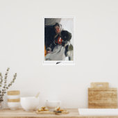 Anders Zorn Zedign Art Poster #368 (Keuken)