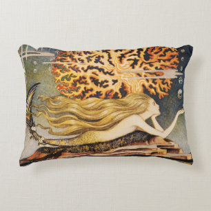 Andersen: Kleine Mermaid Tekening Accent Kussen
