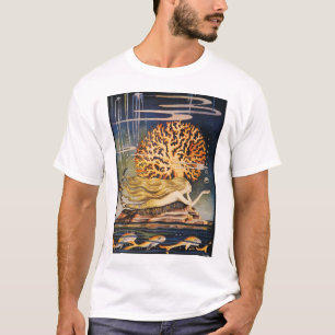 Andersen: Kleine Mermaid Tekening T-shirt