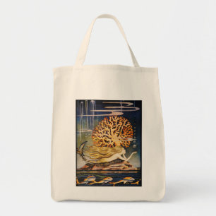 Andersen: Kleine Mermaid Tekening Tote Bag