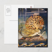 Andersen: Kleine Zeemeermin tekening Briefkaart (Voorkant / Achterkant)