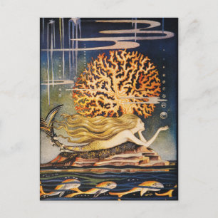 Andersen: Kleine Zeemeermin tekening Briefkaart