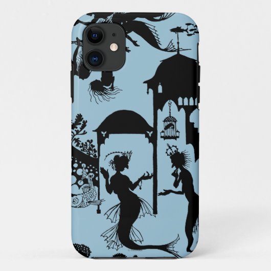 Andersen: Little Mermaid Silhouette Case-Mate iPhone Case (Achterkant)