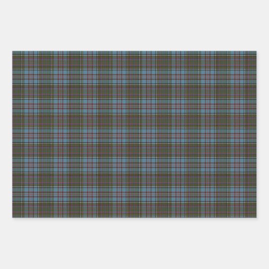 Anderson Ancient Original Scottish Clan Tartan W Inpakpapier Vel (Voorkant 2)