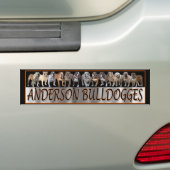 Anderson Bulldogge Bumpersticker (Op auto)