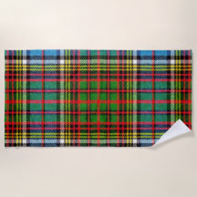 Anderson Clan Ancient Tartan Beach Towel