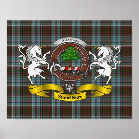 Anderson Clan Badge Poster (Voorkant)