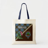 Anderson Clan Badge & Tartan Canvas tas (Voorkant)