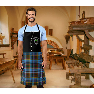 Anderson Clan Badge & Tartan Kilt Apron Schort