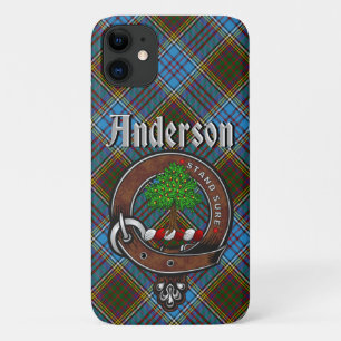Anderson Clan Badge & Tartan Phone Case
