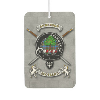Anderson Clan Badge & Zwaarden Luchtverfrisser