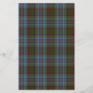 Anderson Clan familie Tartan Briefpapier