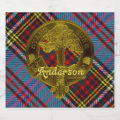 Anderson Clan Koelbox Bier Etiket (Enkel label)