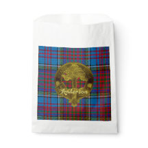 Anderson Clan Tartan Favor Tassen