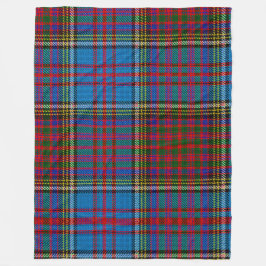 Anderson Clan Tartan Fleece Blanket