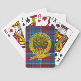 Anderson Clan Tartan & Motif Pokerkaarten