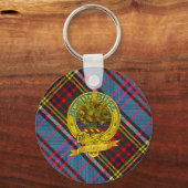 Anderson Clan Tartan & Motif Sleutelhanger (Voorkant)