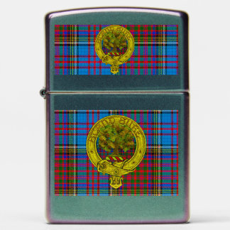 Anderson Clan Tartan, Motto en Embleem Zippo