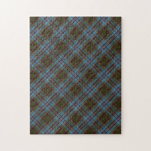 Anderson Clan Tartan Pattern Legpuzzel (Verticaal)