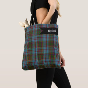 Anderson Clan Tartan Pset Pattern Schots Draagtas