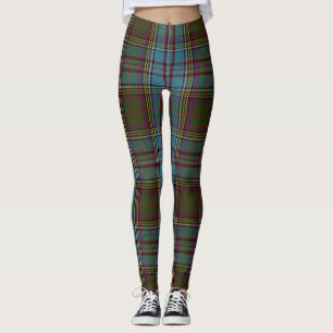 Anderson Clan Tartan Pset Pattern Schots Leggings