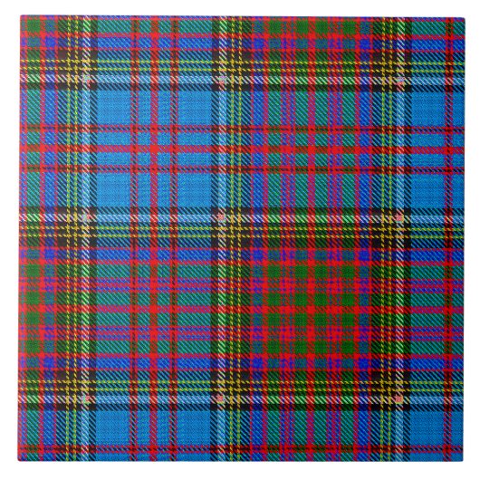 Anderson Clan Tartan Tegeltje (Voorkant)
